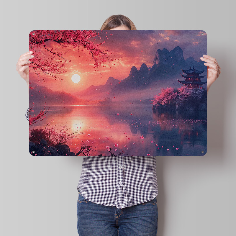 Retro Gaming Japan - Japan Landscape Poster Retro 3D Printed