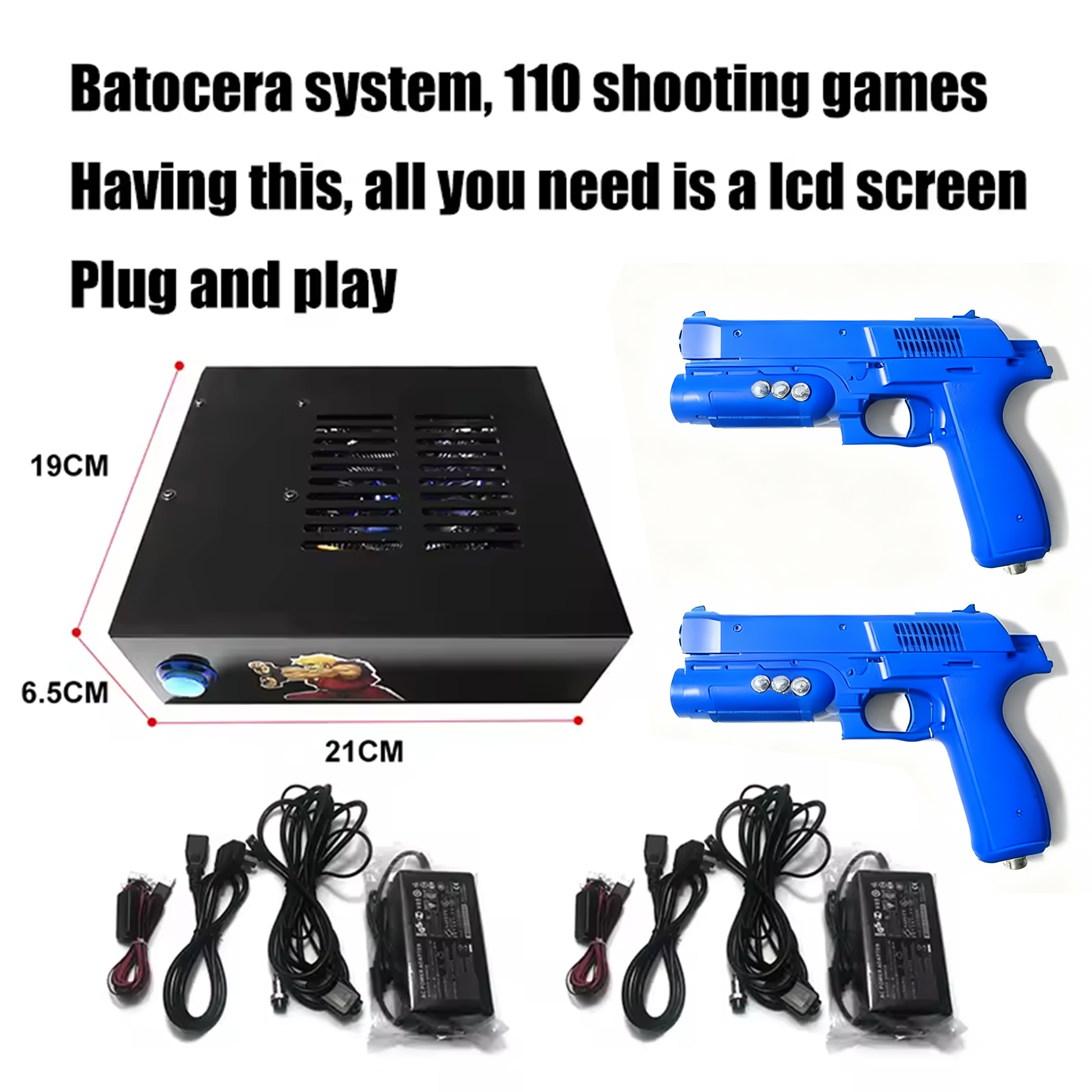 Retro Gaming Light Gun - Batocera Retro Game Host or Dual