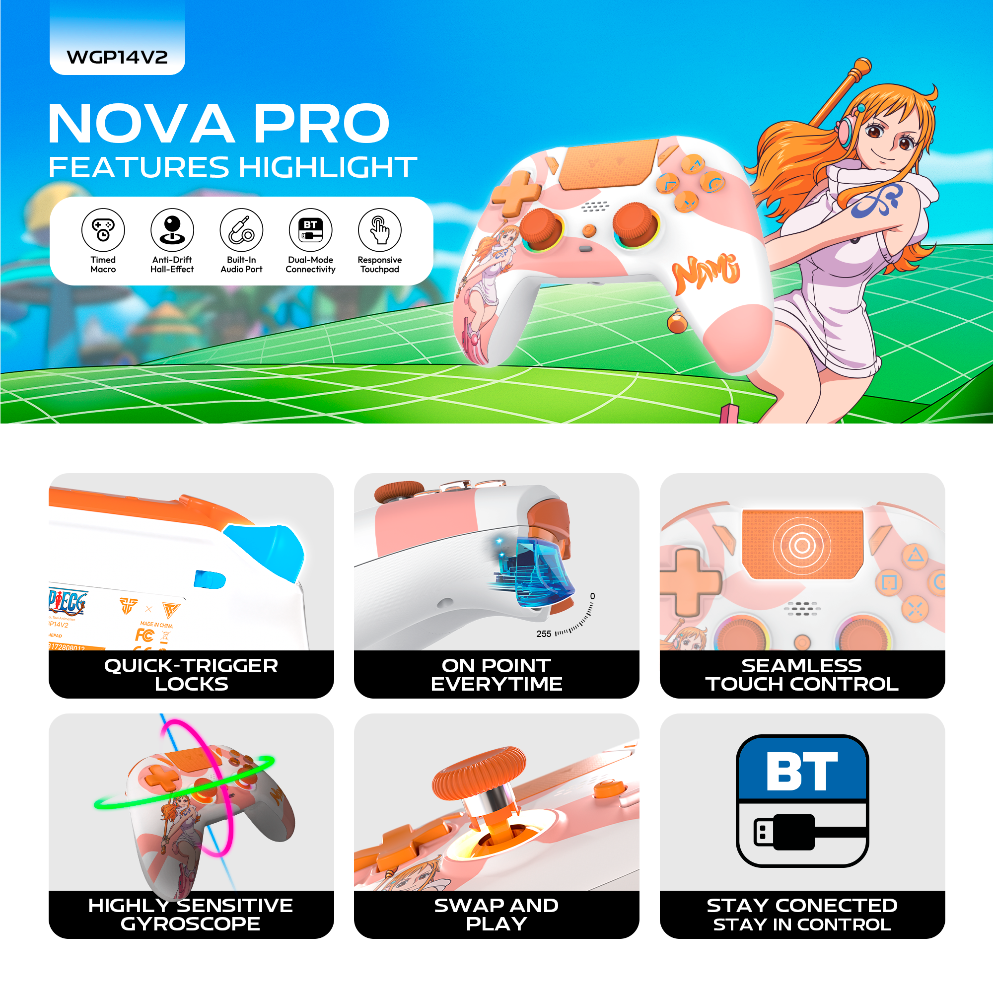 FANTECH NOVA PRO WGP14V2 Wirel - огляд і ціна Nes Controller Usb