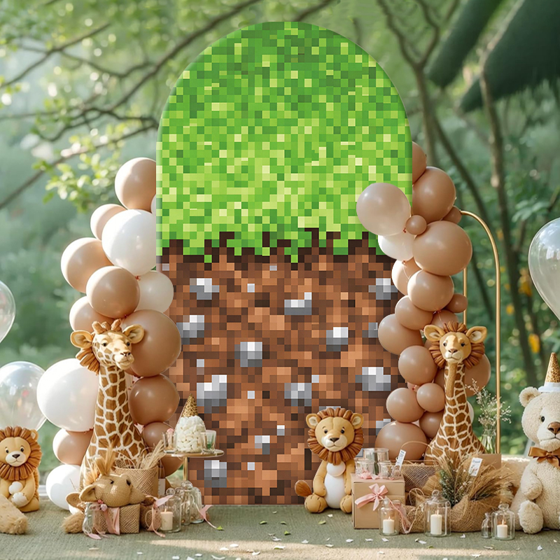 Retro Pixel World Arch Backdro - огляд і ціна Retro Gaming Events