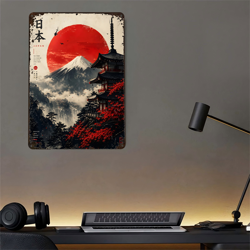 Japan Mount Fuji Pagoda Red Su - огляд і ціна Retro Gaming Japan