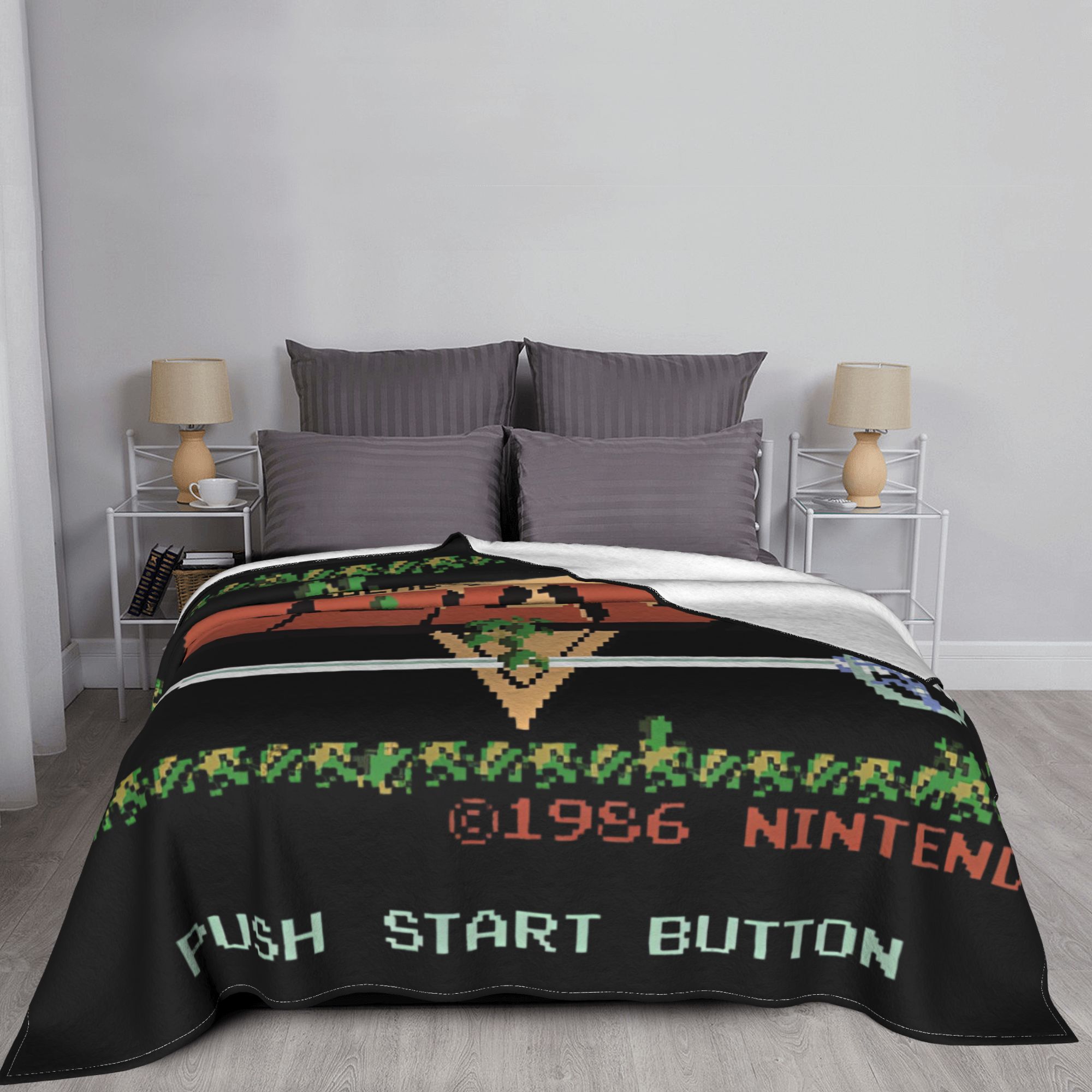 Z-Zelda Legends Flannel Blanke - огляд і ціна Retro Gaming Zelda