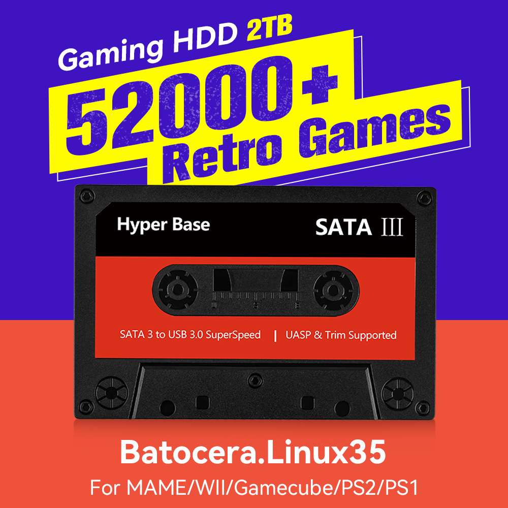 Batocera 500GB/2TB Retro Game  - огляд і ціна Retro Gaming Windows
