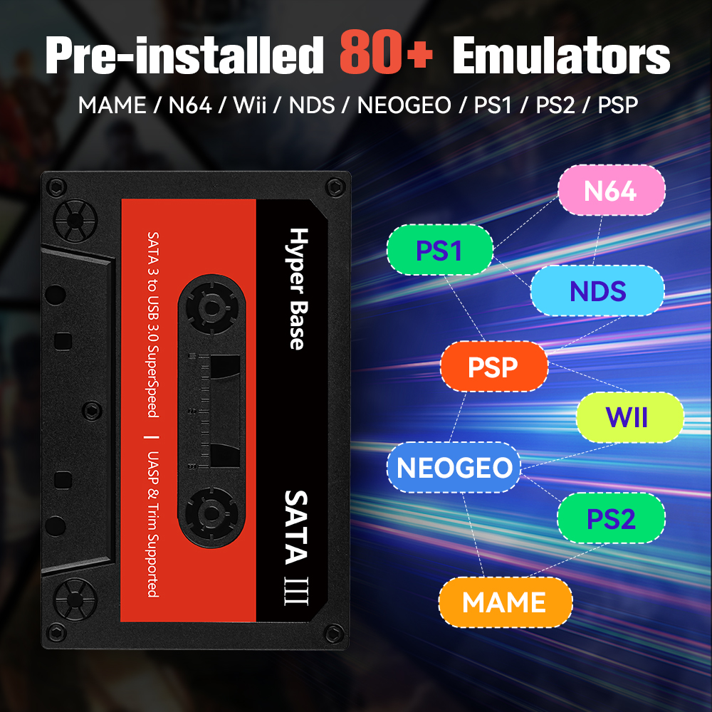 Batocera 500GB/2TB Retro Game  - огляд і ціна Retro Gaming Windows