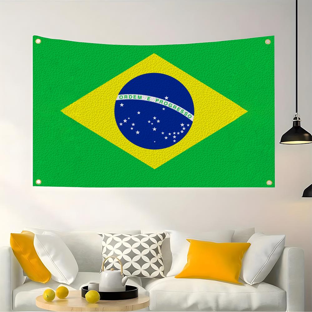 1PC Famosu Brazil Flags Retro  - огляд і ціна Retro Gaming Banner