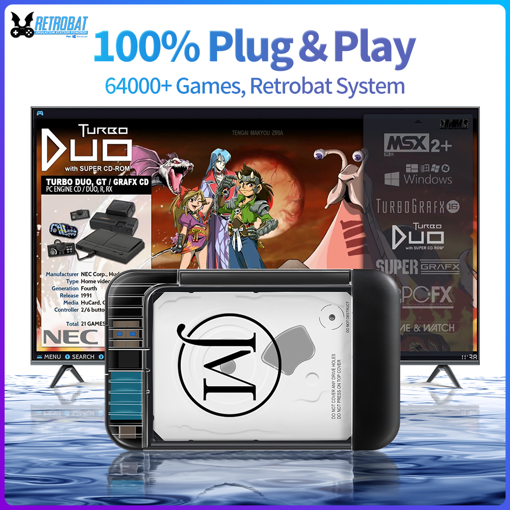 RETROBAT Portable 500G Gaming  - огляд і ціна Retro Gaming Windows