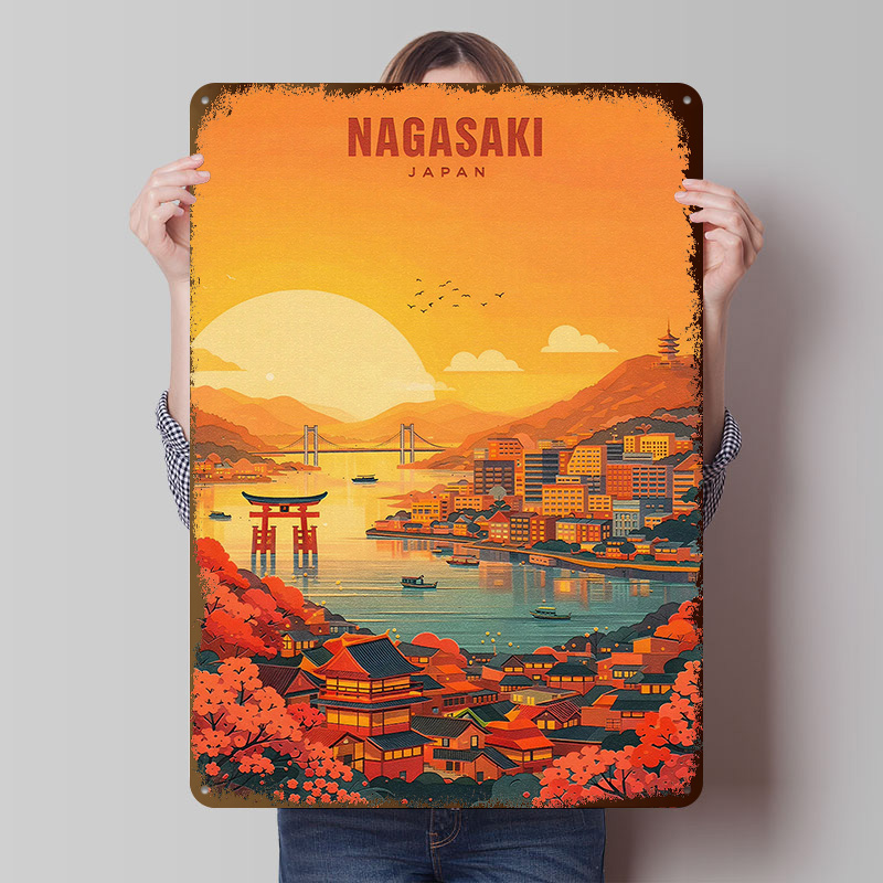 Nagasaki Japan Cityscape At Su - огляд і ціна Retro Gaming Japan