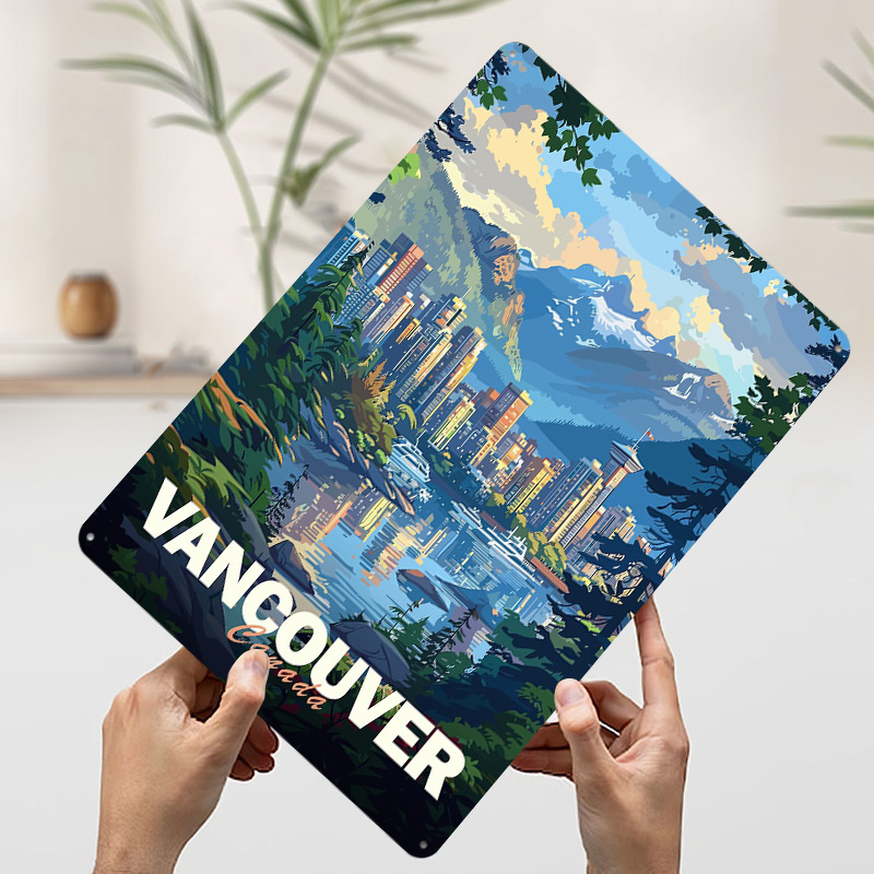 Vancouver Cityscape Printed Po - огляд і ціна Retro Gaming Vancouver