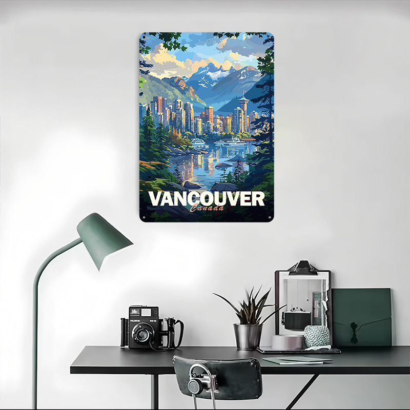 Vancouver Cityscape Printed Po - огляд і ціна Retro Gaming Vancouver