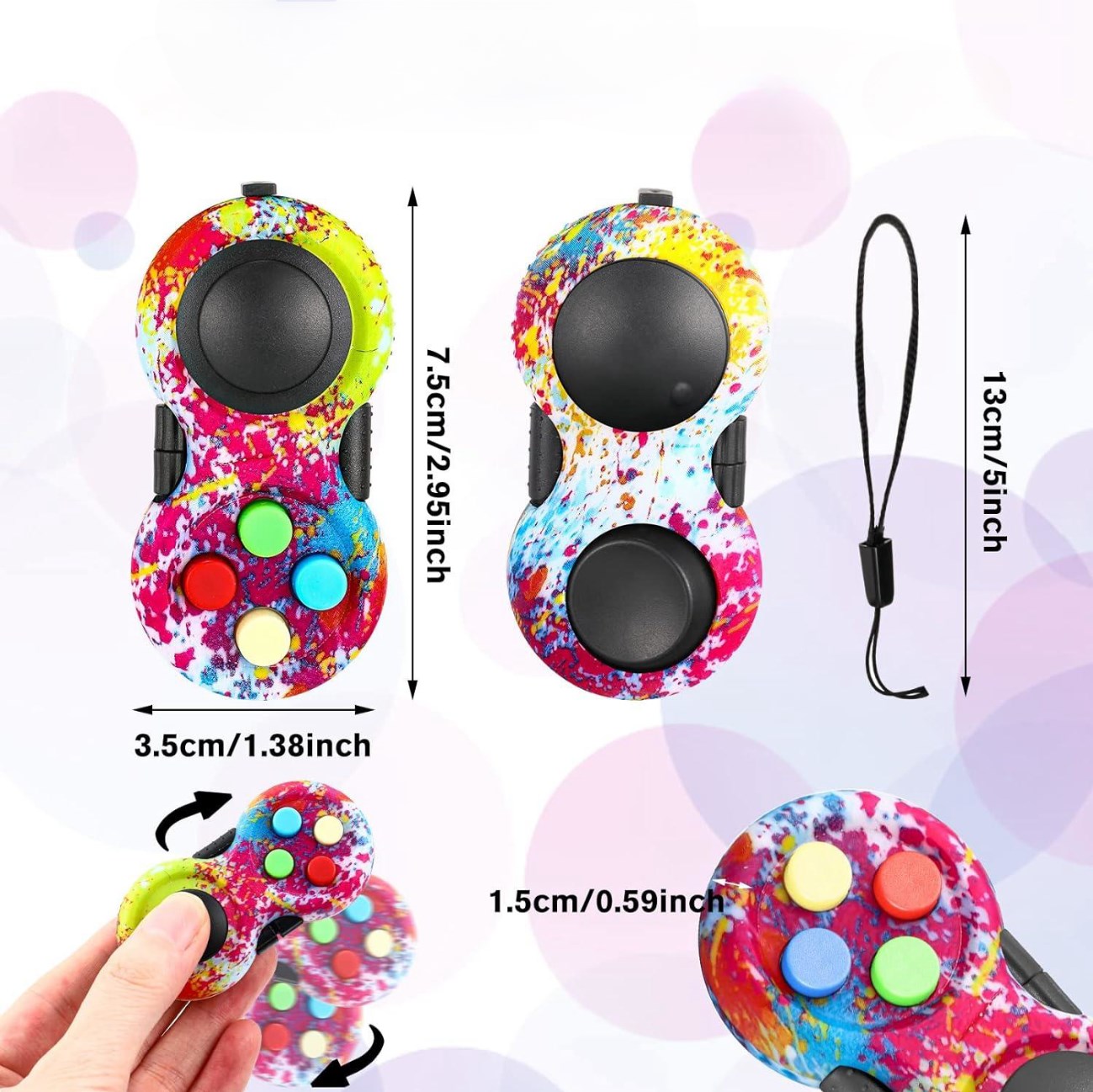 Fidget Pad Retro Classic Fidge - огляд і ціна Console Retro Gaming Portable