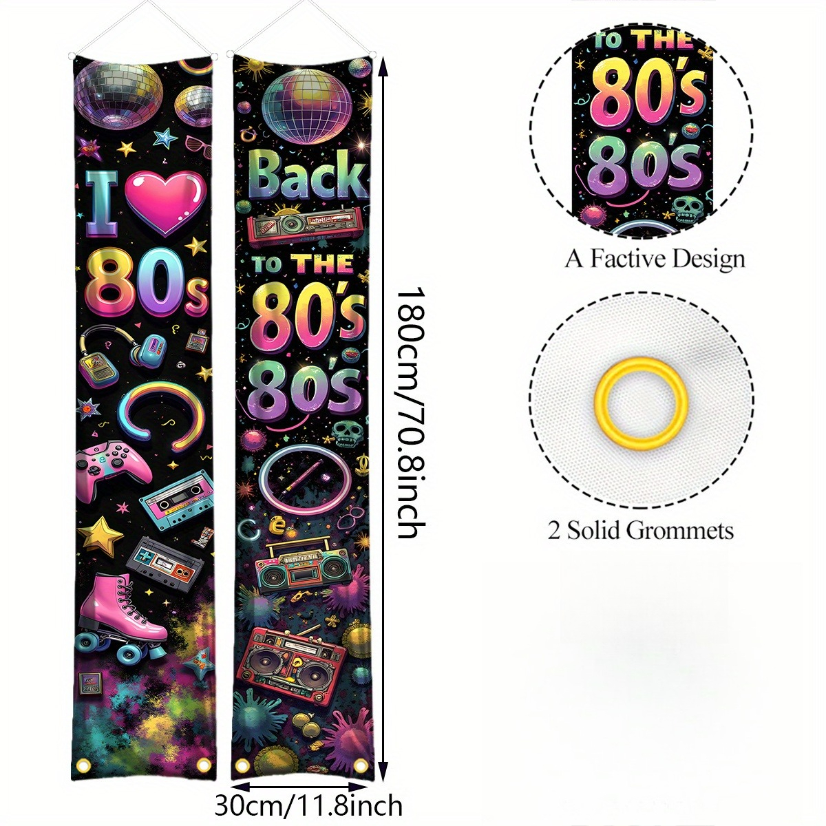 Two retro 80s game-themed part - огляд і ціна Retro Gaming Banner