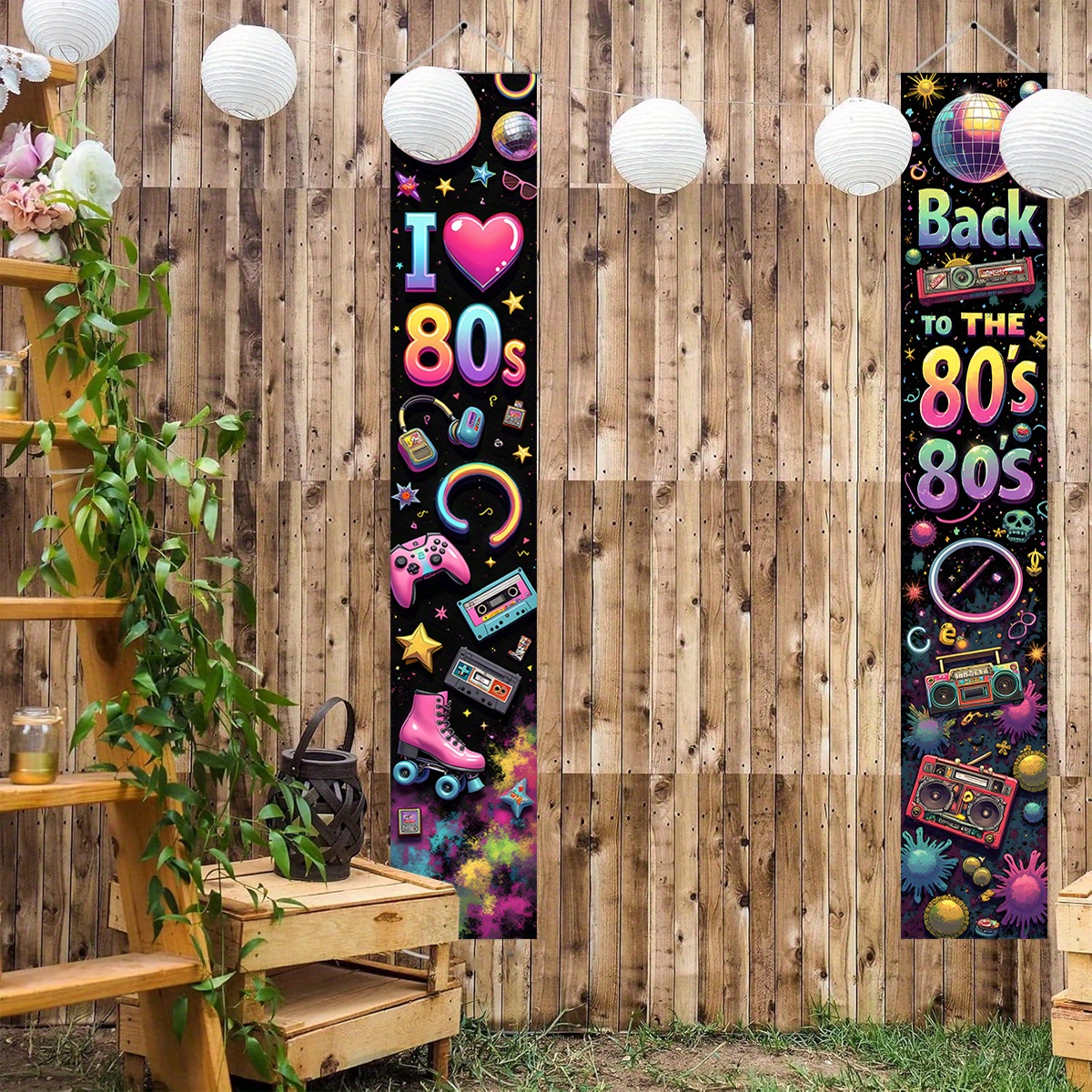 Two retro 80s game-themed part - огляд і ціна Retro Gaming Banner