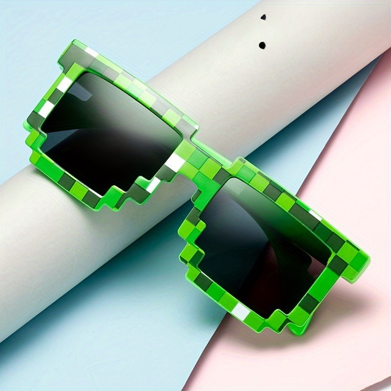 5pcs Retro Pixelated Glasses L - огляд і ціна Retro Gaming Events