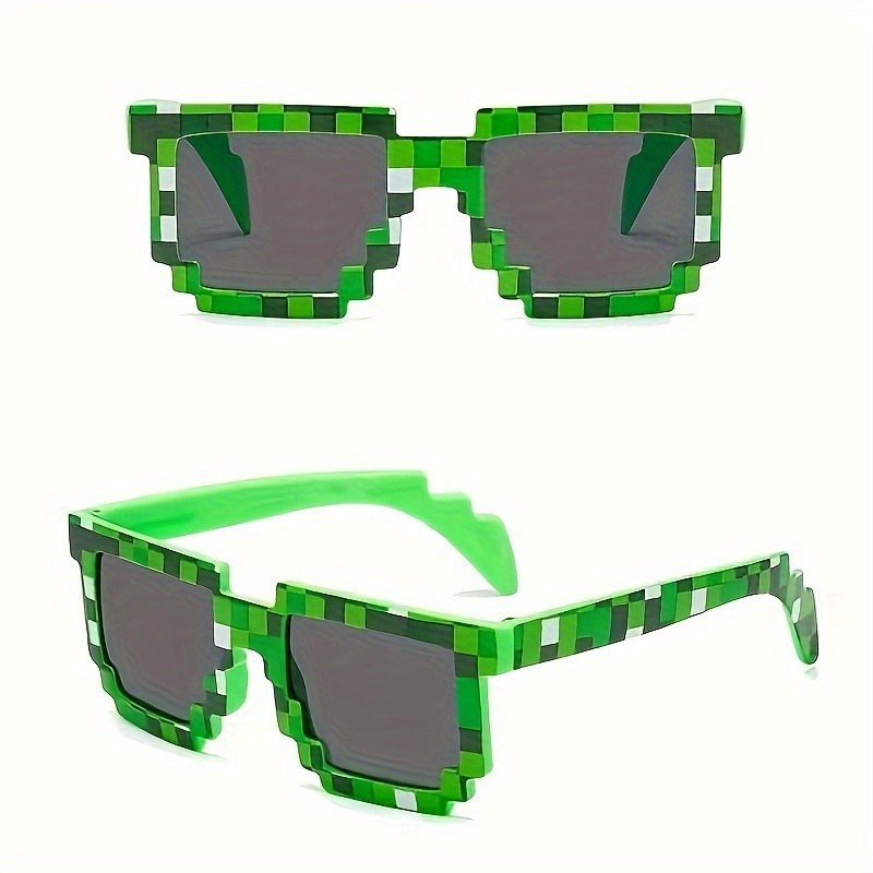 5pcs Retro Pixelated Glasses L - огляд і ціна Retro Gaming Events