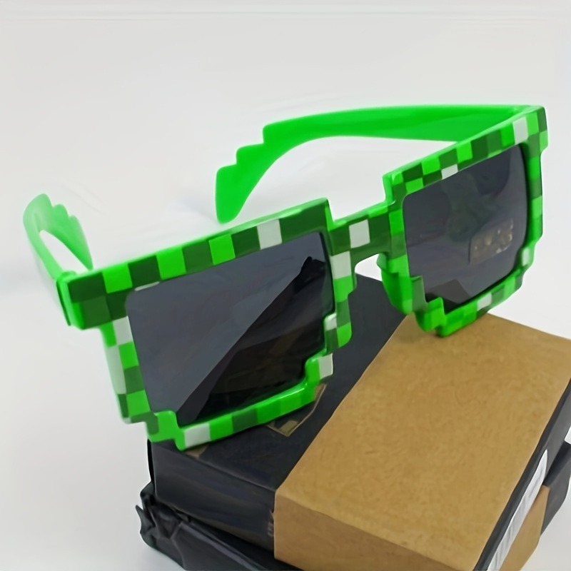 5pcs Retro Pixelated Glasses L - огляд і ціна Retro Gaming Events