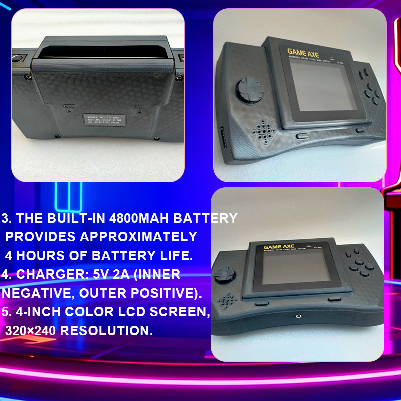 PFT Elite 4-Inch Handheld Arca - огляд і ціна Console Retro Gaming Portable