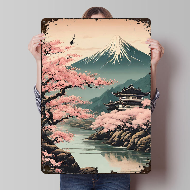 Cherry Blossom Japan House Pos - огляд і ціна Retro Gaming Japan