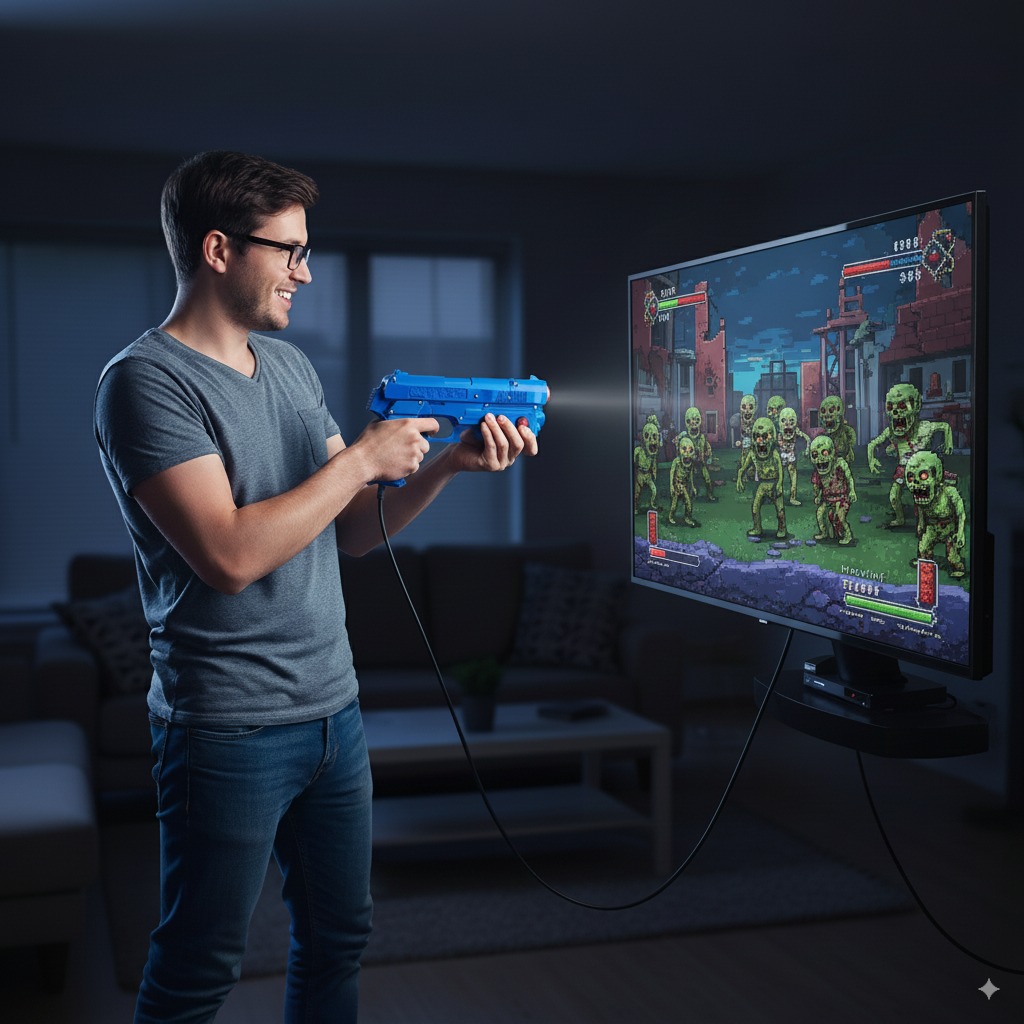USB PC Light Gun with Infrared - огляд і ціна Retro Gaming Light Gun