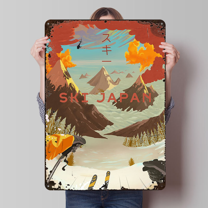 Ski Japan Printed Poster Custo - огляд і ціна Retro Gaming Japan