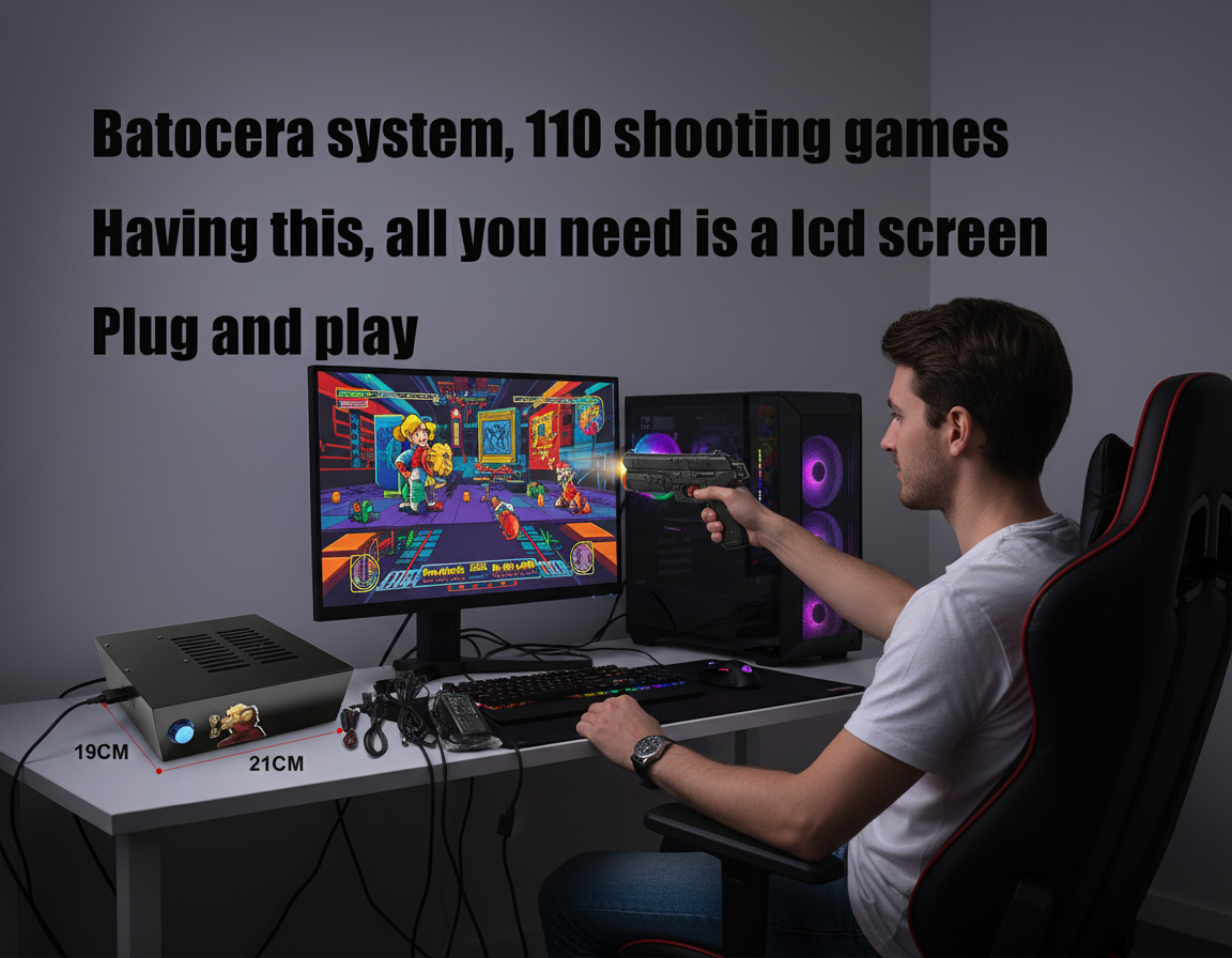 Batocera Game System With Dual - огляд і ціна Retro Gaming Light Gun