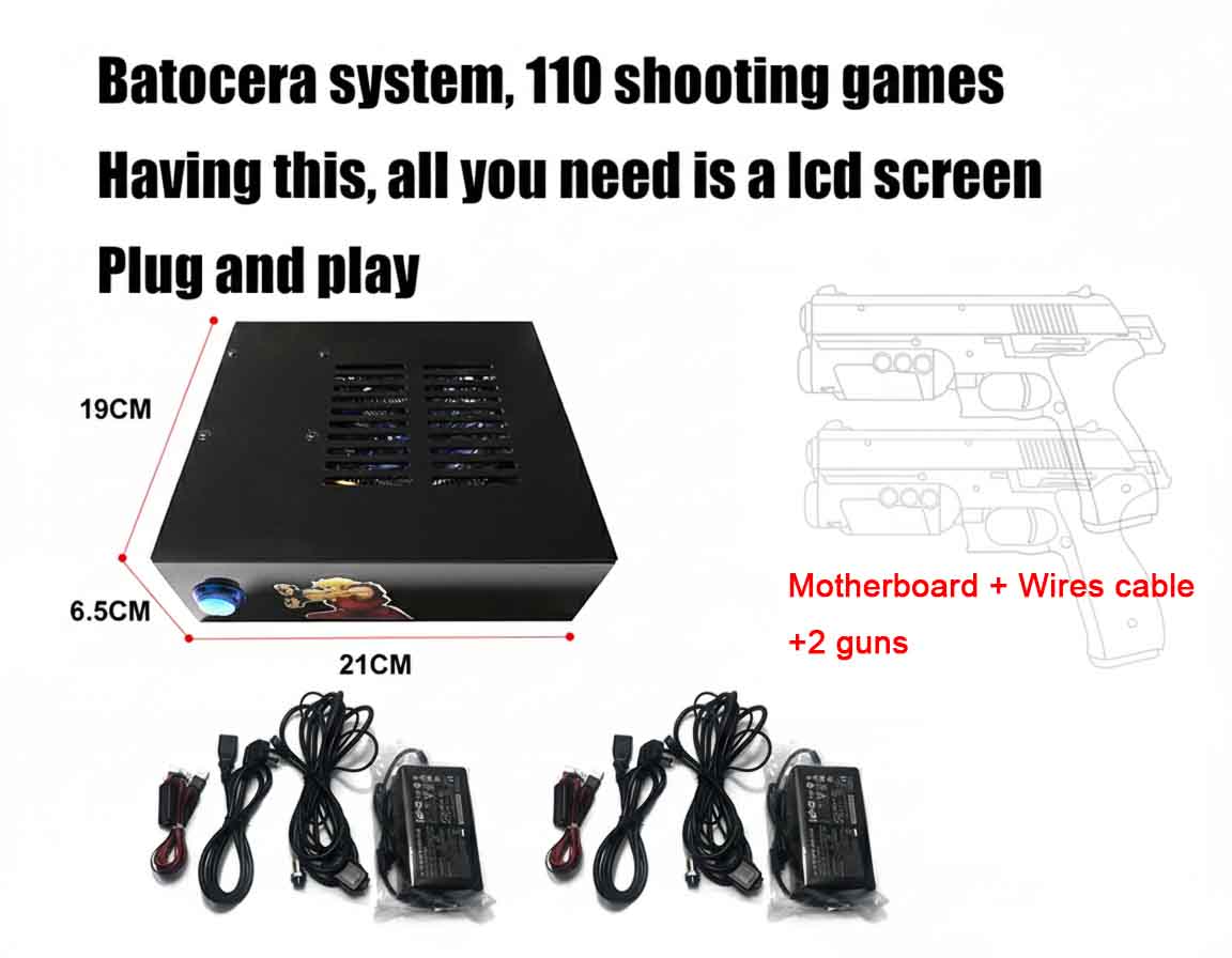 Batocera Game System With Dual - огляд і ціна Retro Gaming Light Gun