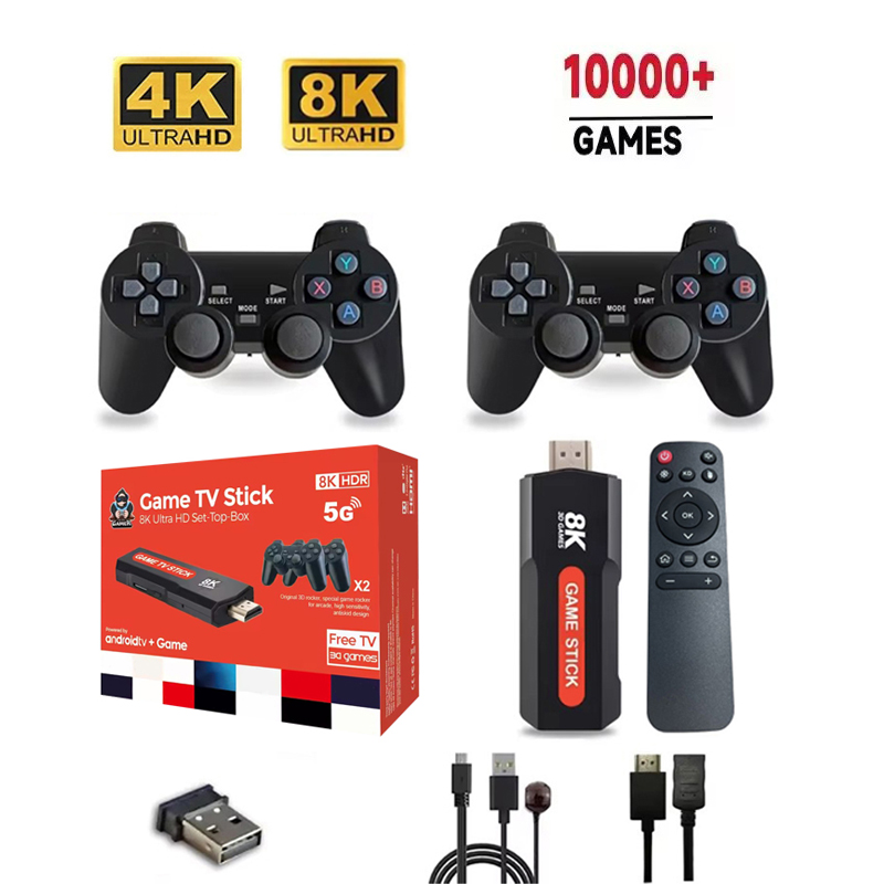 X2 Game Stick HD 4K 8K 3D Cons - огляд і ціна Retro Gaming Raspberry Pi Zero