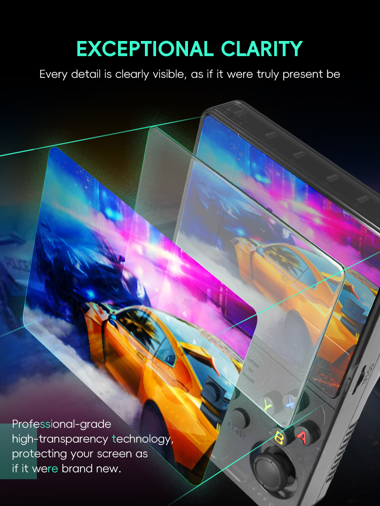 DATA FROG Tempered Glass Scree - огляд і ціна Console Retro Gaming Portable